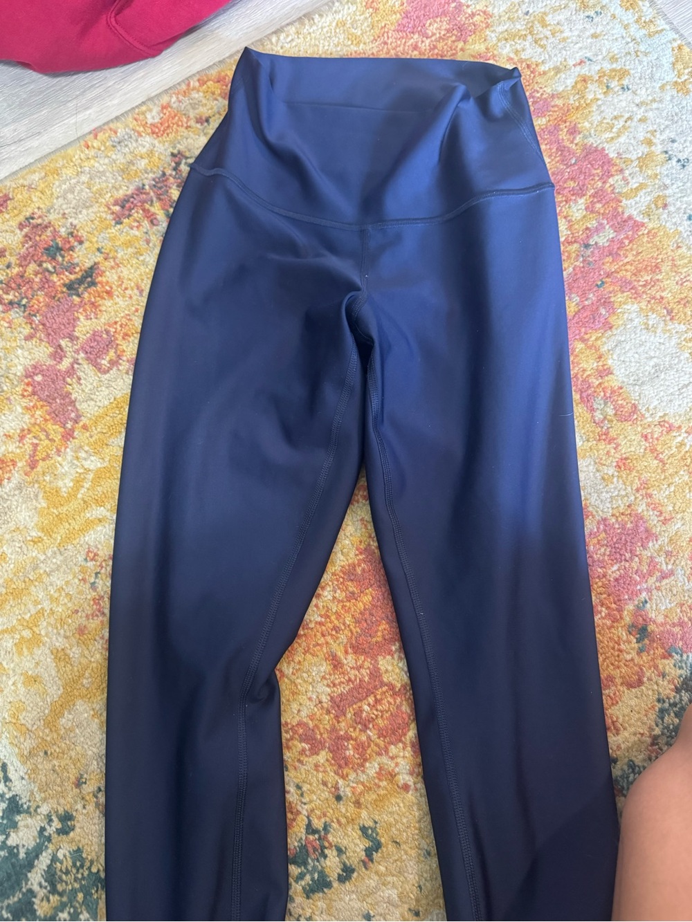 ALO Yoga High-Rise Navy Leggings